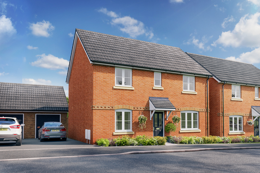 Home 204 The Leverton Meridian Gate New Homes For Sale in Royston